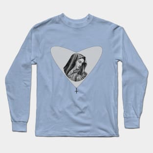 Virgin Mary Rosary Long Sleeve T-Shirt